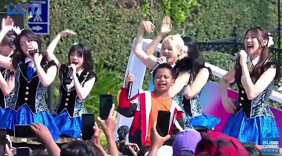 JKT48 dan Farel Prayoga (YouTube.com/ RCTI - ENTERTAINMENT)