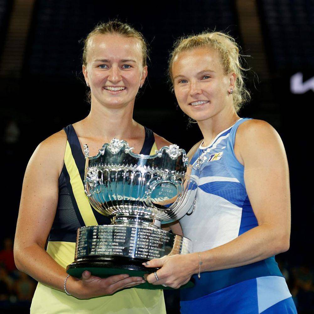 Barbora Krejcikova dan Katerina Siniakova, pemain tenis Republik Ceko (instagram.com/bkrejcikova)