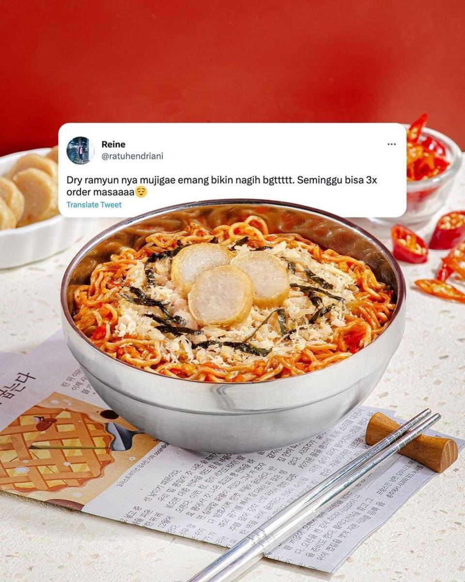 Menu Ramen di Mujigae Resto