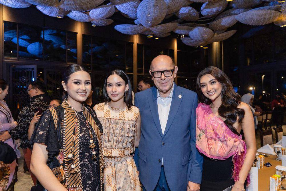 Potret Gala Dinner Homecoming Miss Supranational 2024 Harashta Haifa (Instagram.com/officialputeriindonesia)