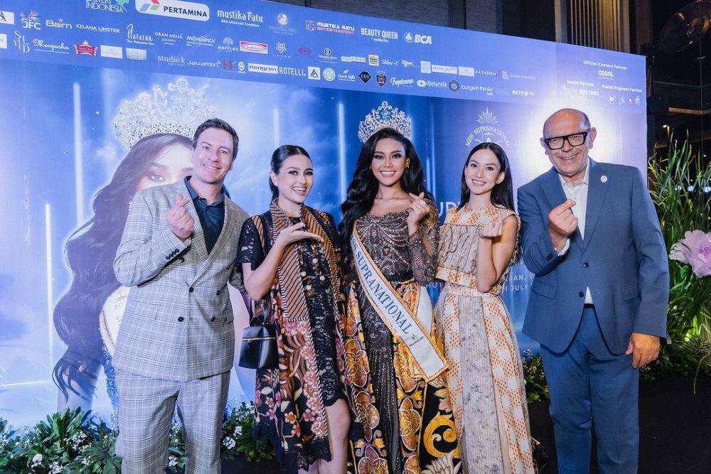 Potret Gala Dinner Homecoming Miss Supranational 2024 Harashta Haifa (Instagram.com/officialputeriindonesia)