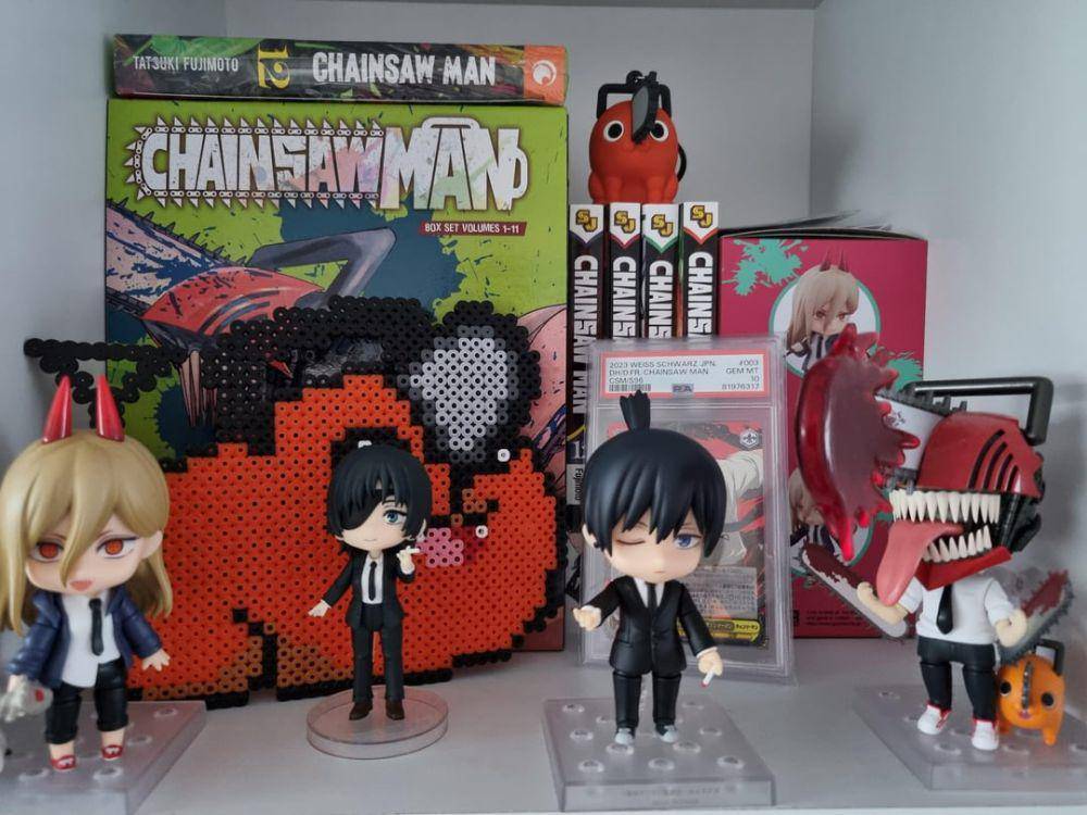 potret koleksi figur aksi Chainsaw Man (reddit.com/user/DenjiPower1)