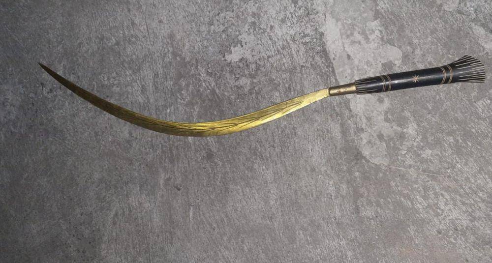 Barang bukti celurit yang diamankan polisi dari tangan para pelaku.(Dok.Polres Bantul)