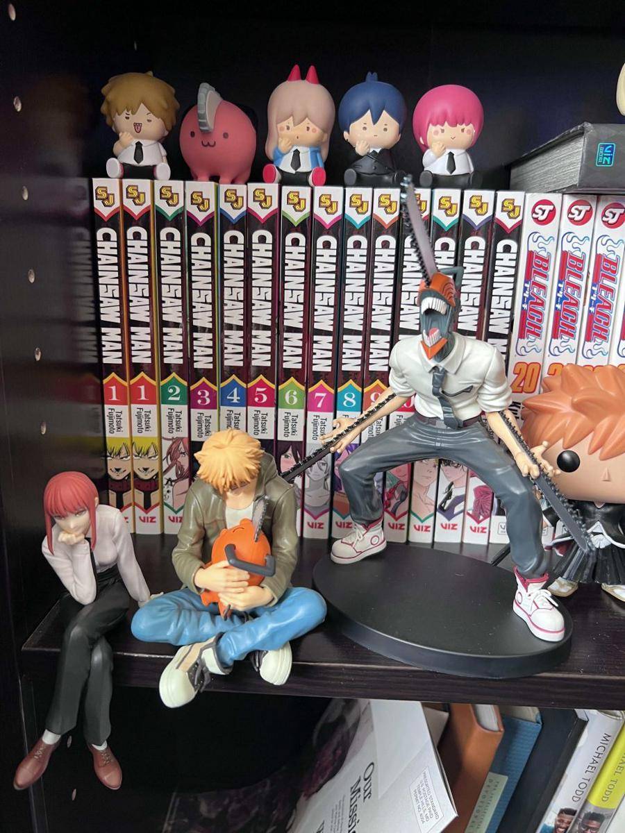 potret koleksi figur aksi Chainsaw Man (reddit.com/user/Kro1150)