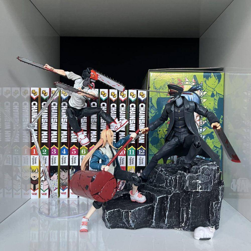 potret koleksi figur aksi Chainsaw Man (reddit.com/user/casselky)