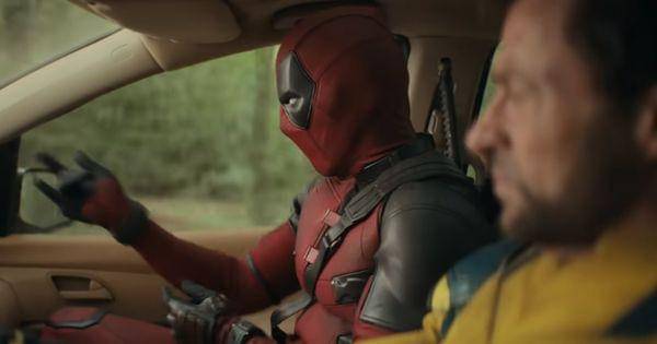 Deadpool meniru gerakan Spider-Man  ( Dok. Marvel Entertaiment / Deadpool & Wolverine )