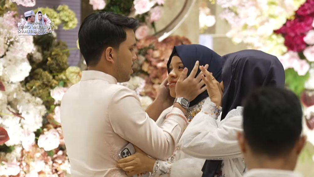 potret keluarga Halilintar di pengajian Thariq-Aaliyah (youtube.com/thariqhalilintar)