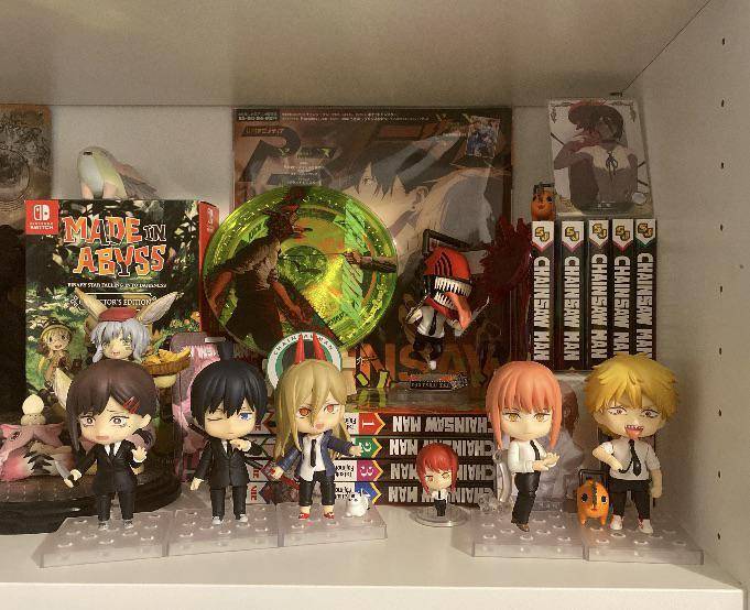 potret koleksi figur aksi Chainsaw Man (reddit.com/user/octopus-with-a-hat)