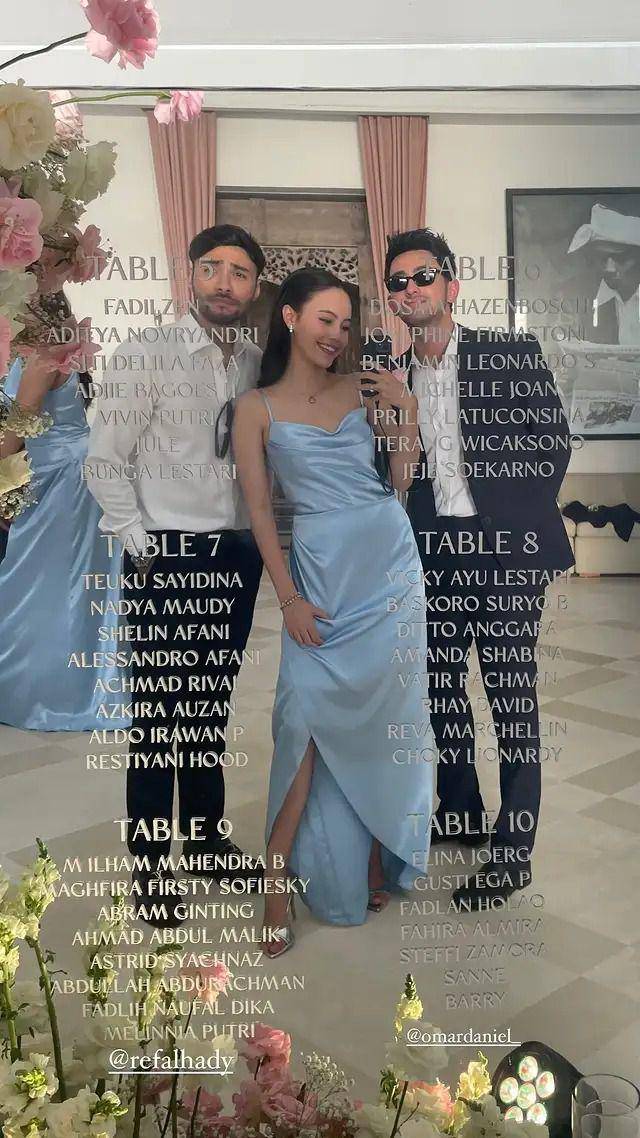 bridesmaid Salshabilla Adriani (instagram.com/anggikabolsterli)