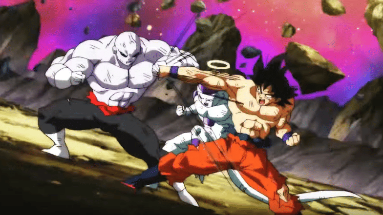 Goku dan Frieza vs. Jiren (dok. Toei Animation/Dragon Ball Super)