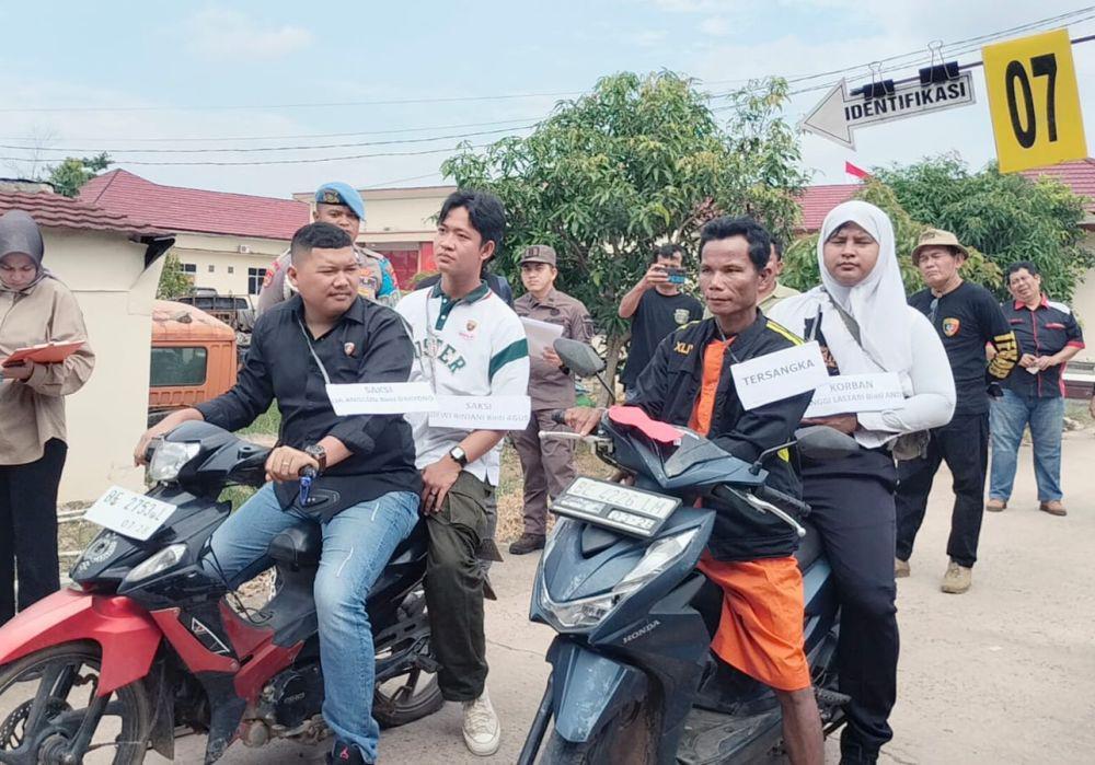 54 Adegan, Rekonstruksi Pembunuhan dan Pemerkosaan Siswi SMK di Mesuji