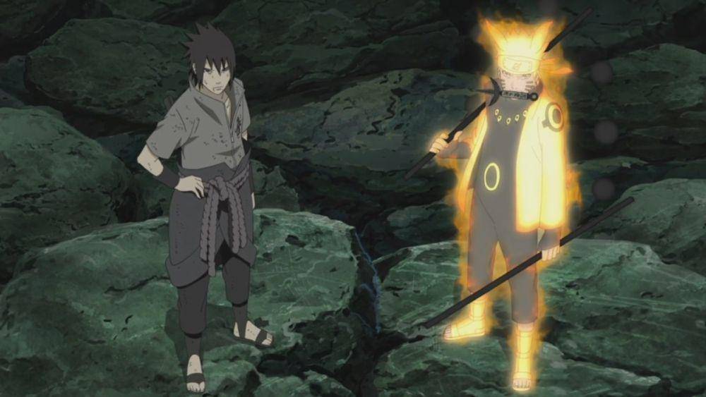 Naruto Uzumaki dan Sasuke Uchiha