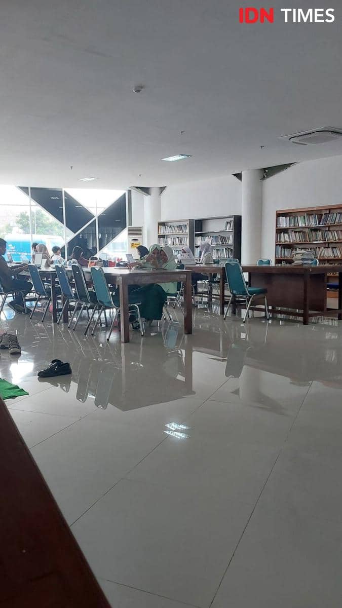 Potret perpustakaan daerah Lampung (IDN Times/silviana)