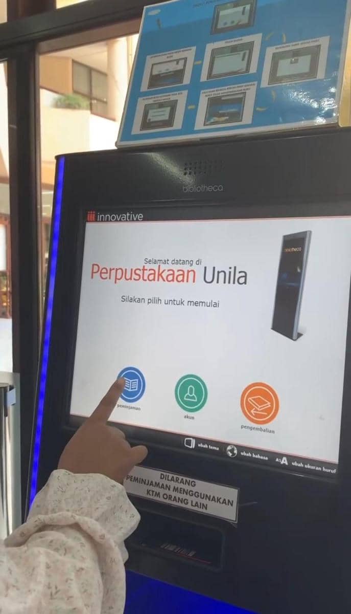 Potret perustakaan Universitas Lampung (instagram/library_unila)