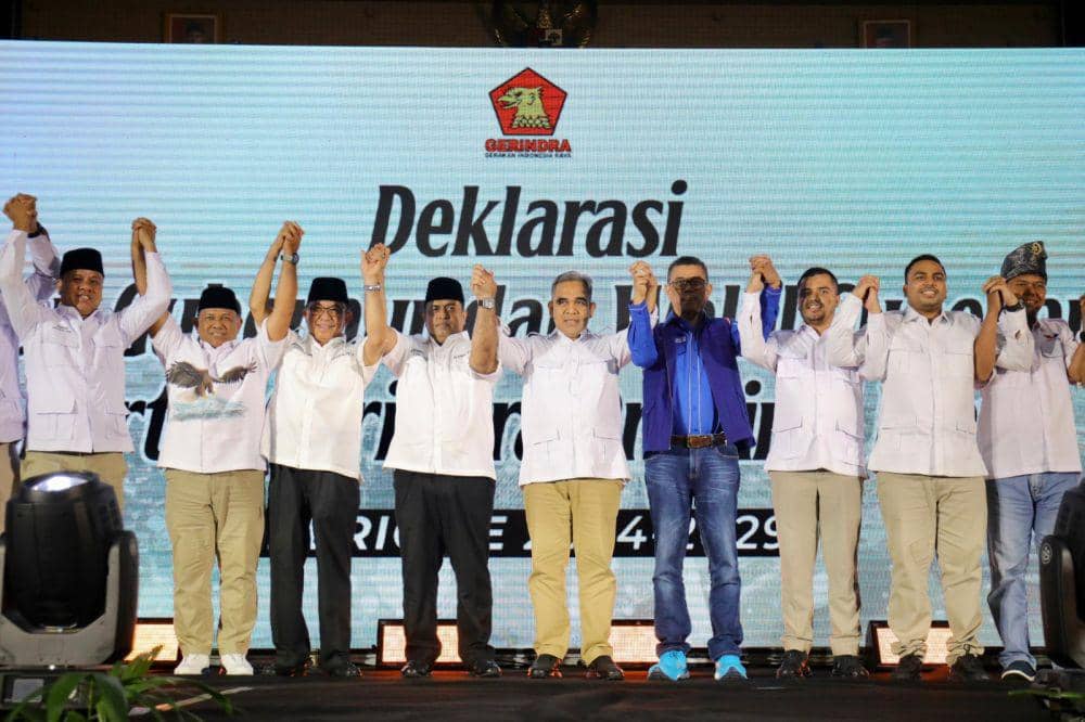 Gerindra Deklarasi Nasir-Wardan untuk Pilgub Riau
