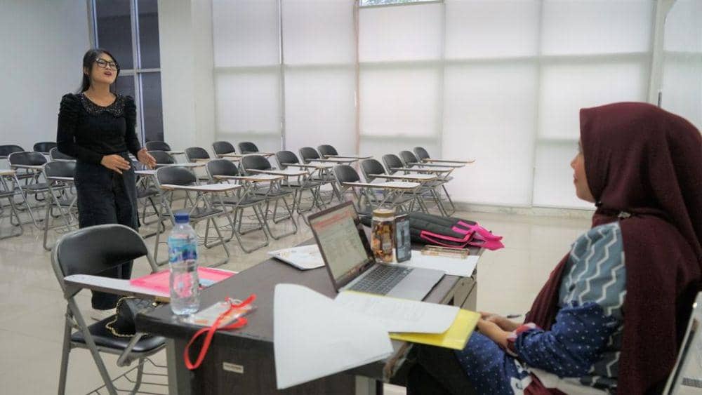 120 pendaftar penerimaan mahasiswa baru jalur prestasi khusus Institut Teknologi Sumatera (Itera) tahun 2024, mengikuti seleksi wawancara  dilaksanakan di Gedung E Itera (officialitera)