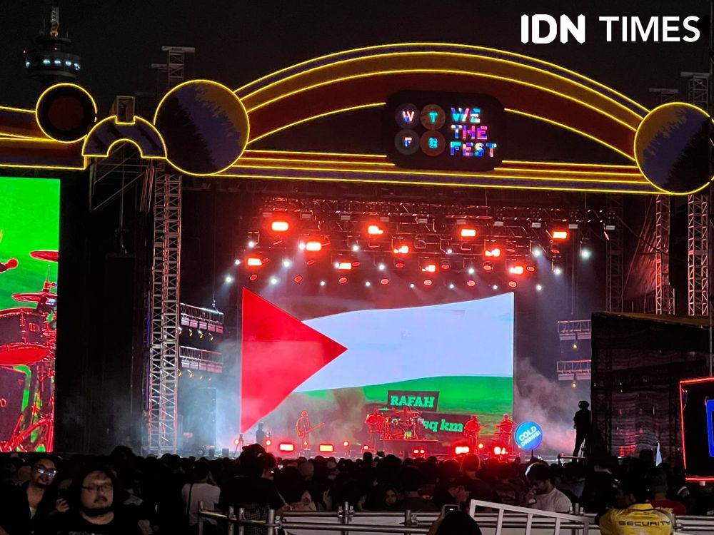The Adams Tampilkan Bendera Palestina di We The Fest 2024, Terbaik!