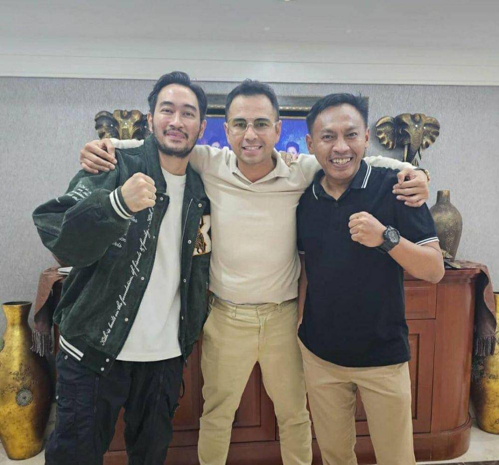 Jeje Govinda (kiri), Raffi Ahmad (tengah), Tb Ardi Januar (kanan). (Dok/Istimewa)