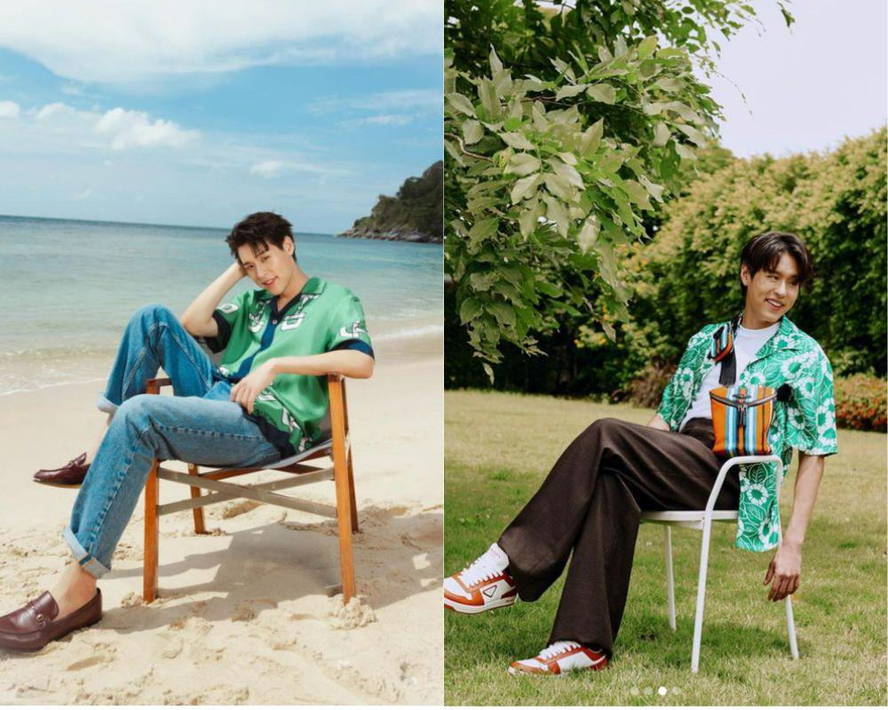 7 Inspirasi OOTD Bernuansa Hijau ala Billkin Putthipong, Kece Abis!