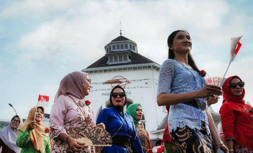 Acara Parade Kebaya Nusantara di Medan (Dok. Diskominfo Medan)