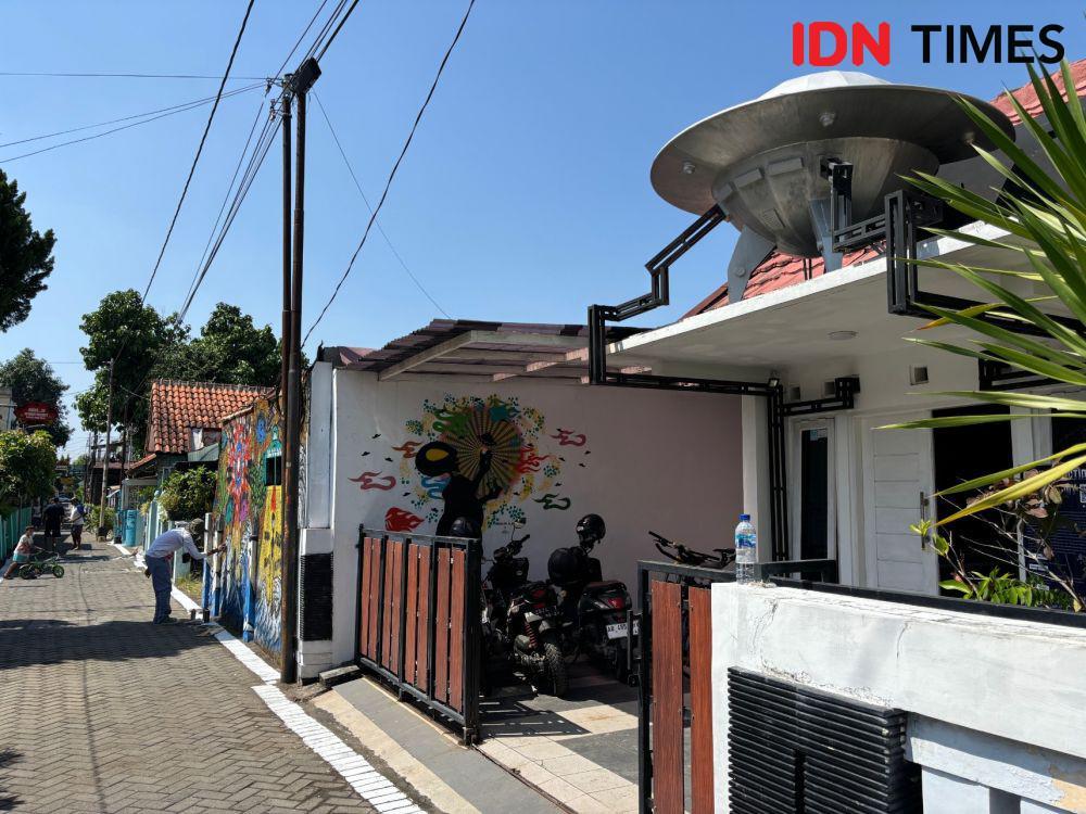 Unik, Ada Kampung UFO di Jogja Ajak Warga Jaga Lingkungan