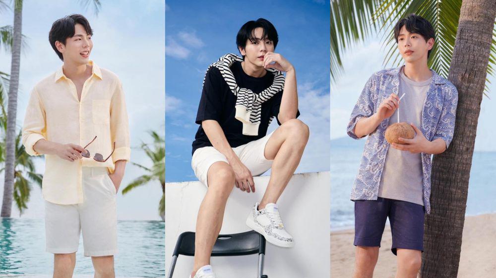 8 OOTD Musim Panas Pakai Celana Pendek ala Up Poompat, Anti Gerah!