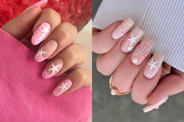 13 Inspirasi Nail Art Bertema Bintang Laut, Menggemaskan!
