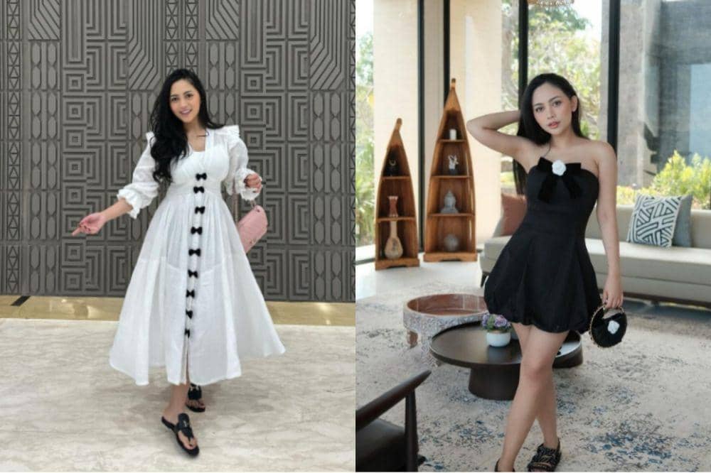 8 Gaya Modis Rachel Vennya, Nyaman Memakai Dress