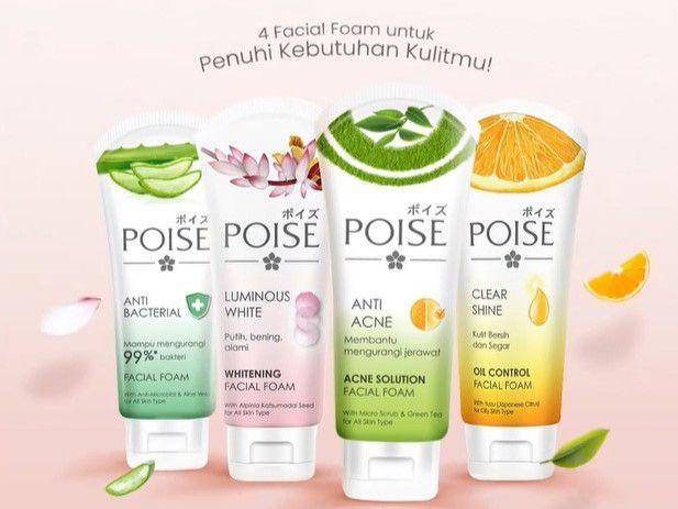 POISE Clear Shine Facial Foam (shopee.com/BERKAH_OLSHOOP)