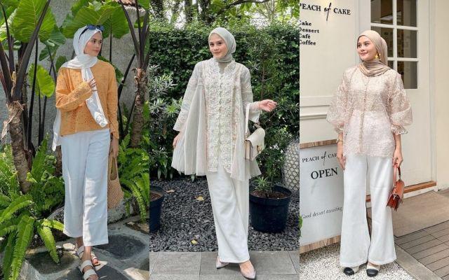 9 Ide Styling Celana Putih ala Siqvi Nurlela, Minimalis Elegan!