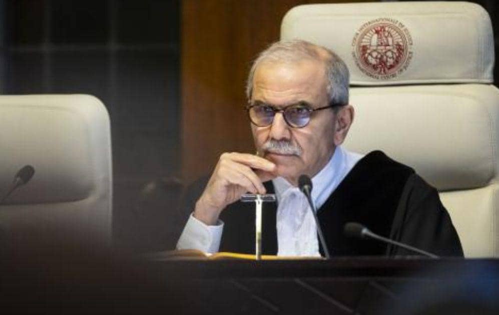 Presiden Mahkamah Internasional di Den Haag, Belanda, Nawaf Salam. (www.icj-cij.org)