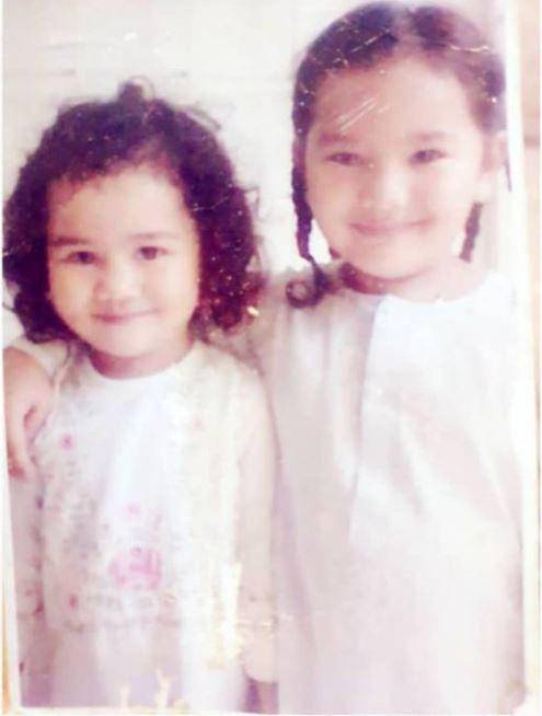 masa kecil Aaliyah dan Zahwa Massaid (Instagram.com/aaliyah.massaid)