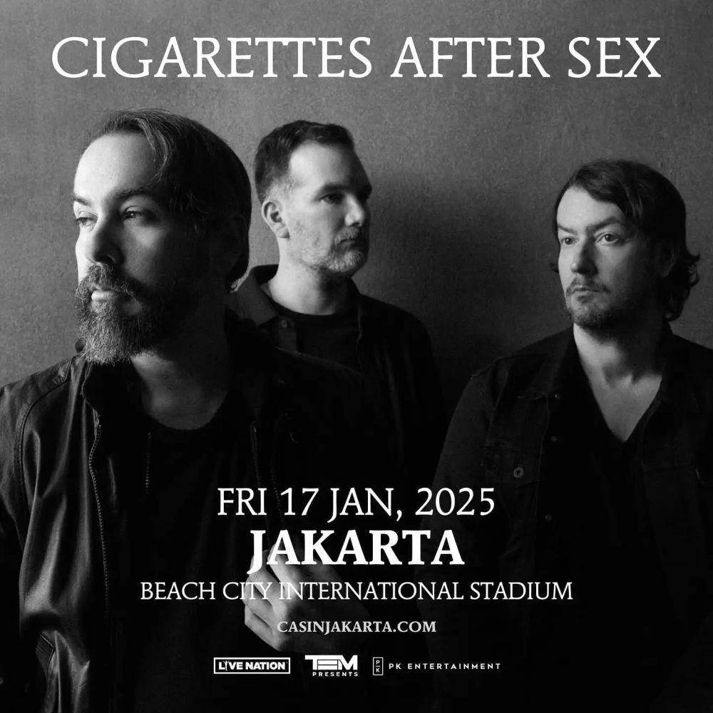 harga tiket konser Cigarettes After Sex di Jakarta (instagram.com/pkentertainment.id)
