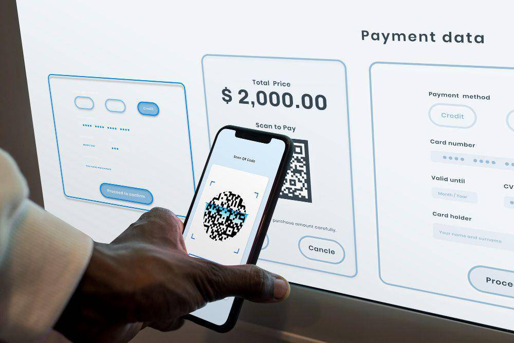 ilustrasi proses wire transfer (Freepik.com/rawpixel.com)