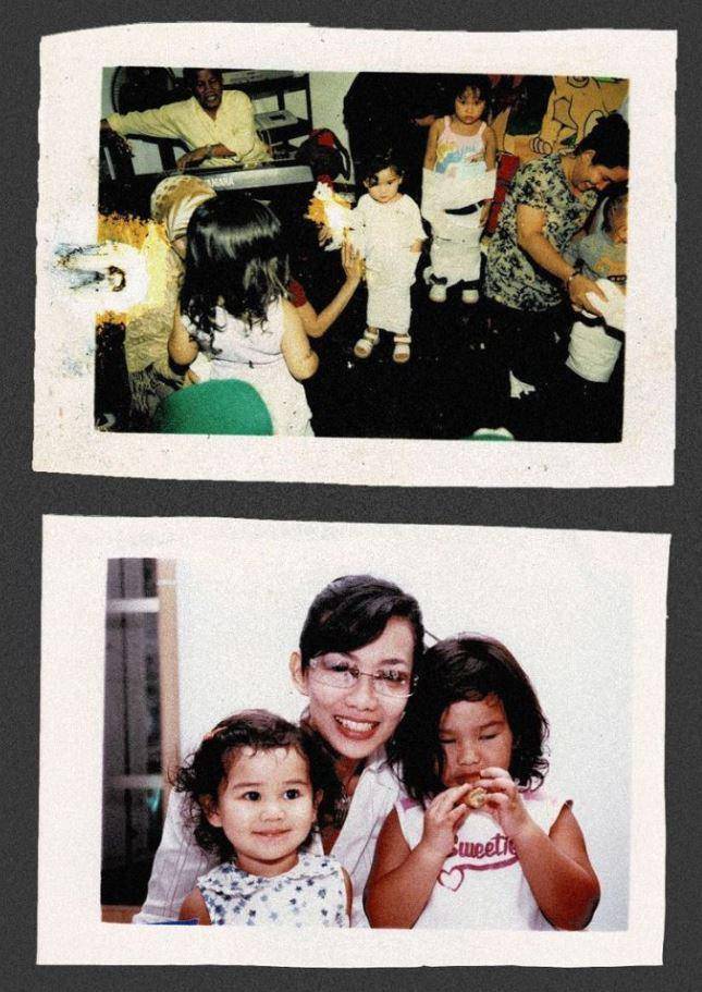 masa kecil Aaliyah dan Zahwa Massaid (Instagram.com/aaliyah.massaid)