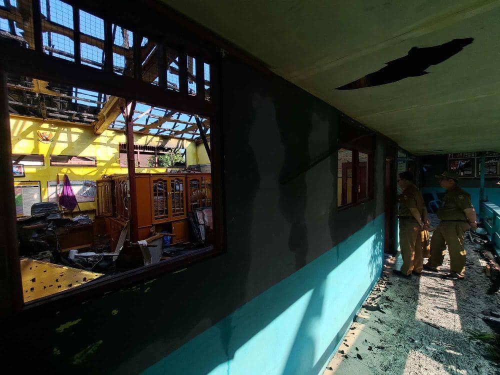 Kebakaran Hanguskan SDN Melayu 5 di Banjarmasin, Siswa Libur Sementara