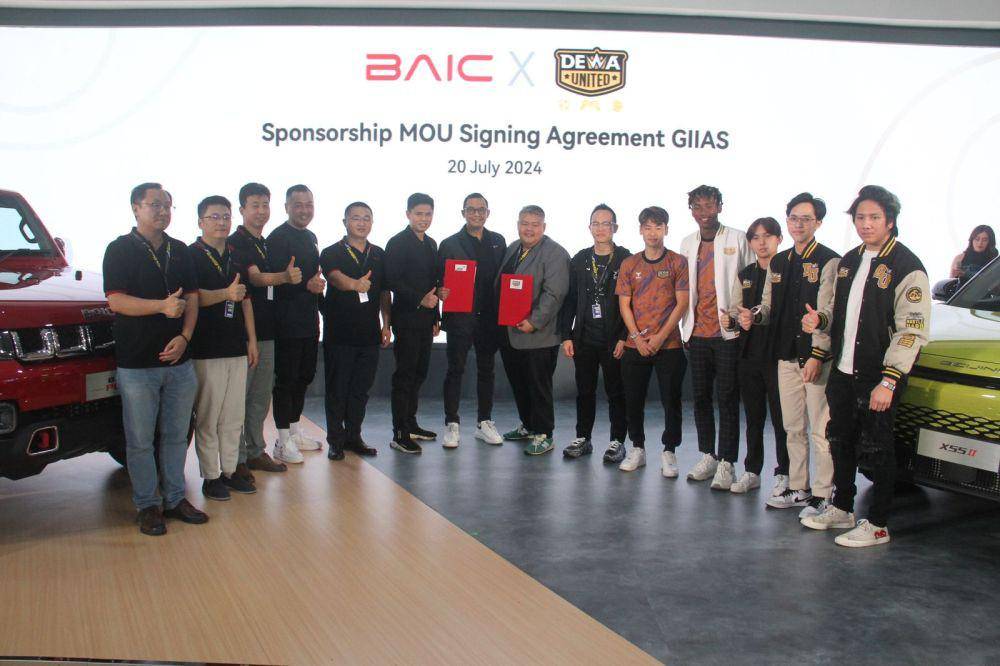 BAIC kolaborasi dengan Dewa United (BAIC)