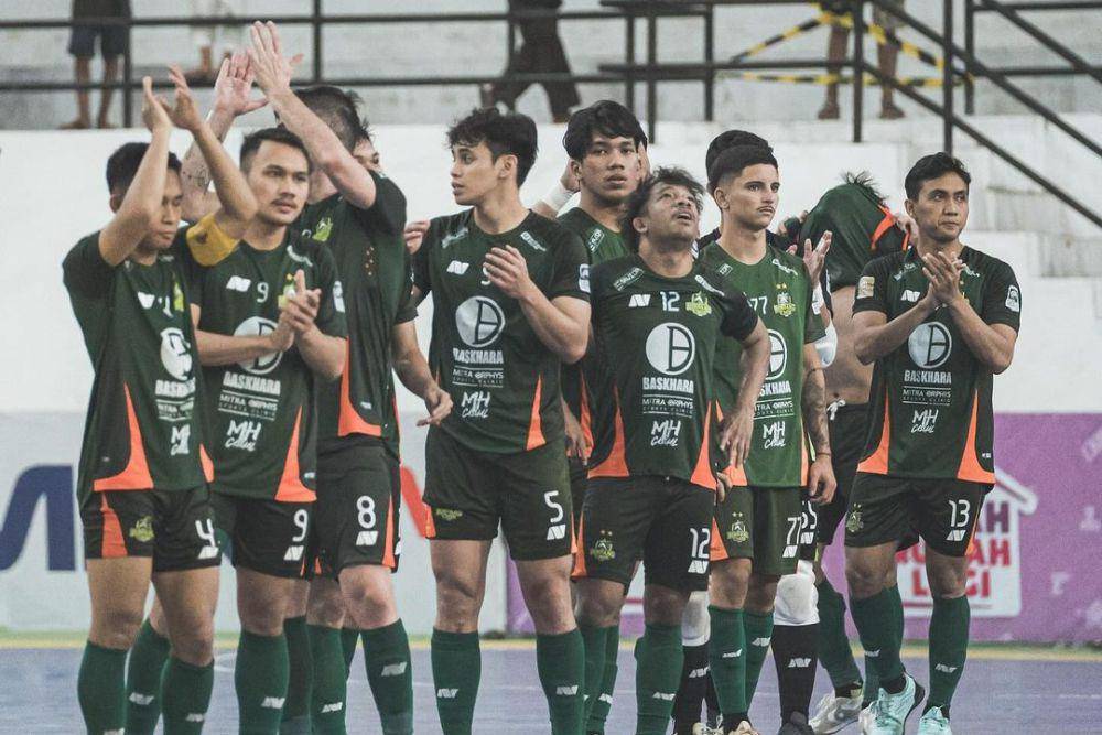 Bintang Timur Surabaya dalam laga melawan Unggul FC Malang pada pekan ke-20 Liga Futsal Pro 2024. (instagram.com/bintangtimur_surabaya)