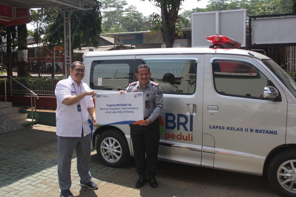 BRI Batang Berikan Bantuan Mobil Ambulans untuk Warga Binaan Lapas