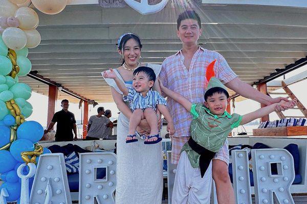 7 Potret Ulang Tahun Ke-5 Arthur Putra Chef Arnold di Atas Kapal