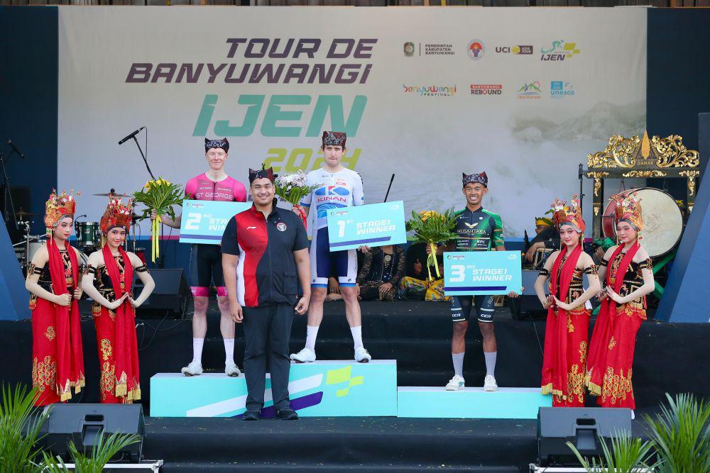 Menteri Pemuda dan Olahraga Dito Ariotedjo mengapresiasi Banyuwangi yang konsisten menggelar sport tourism kelas dunia. Salah satunya adalah pelaksanaan Tour de Banyuwangi Ijen (TdBI) yang digelar 22–25 Juli 2025. (Dok. Pemkab Banyuwangi)