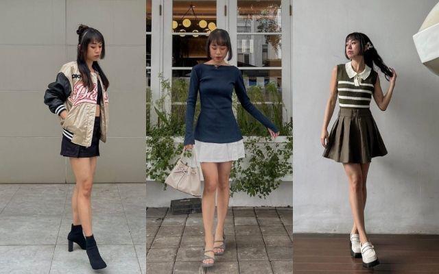 10 Mix and Match Mini Skirt ala Keshia Nathania, Girly hingga Kasual!