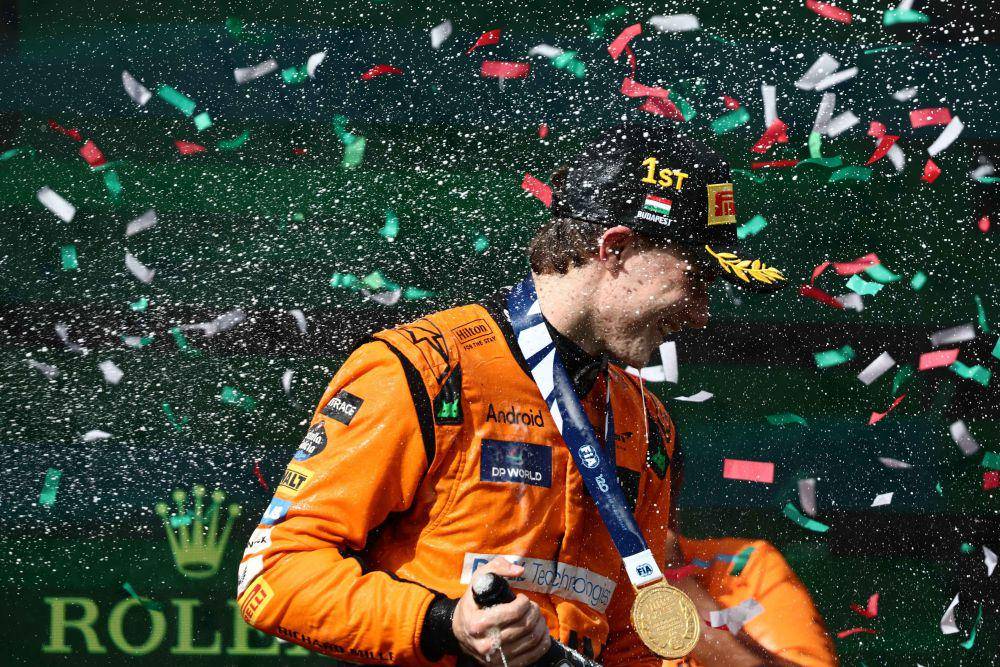 Oscar Piastri menjuarai GP Hungaria 2024. (twitter.com/F1)