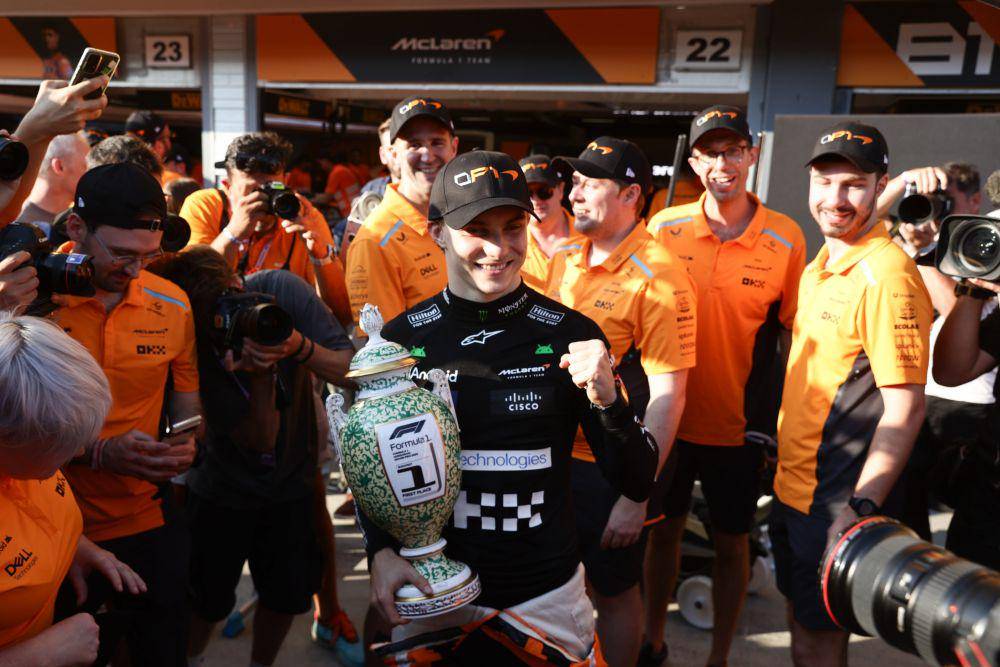 Oscar Piastri menjuarai Formula 1 GP Hungaria 2024. (twitter.com/F1)