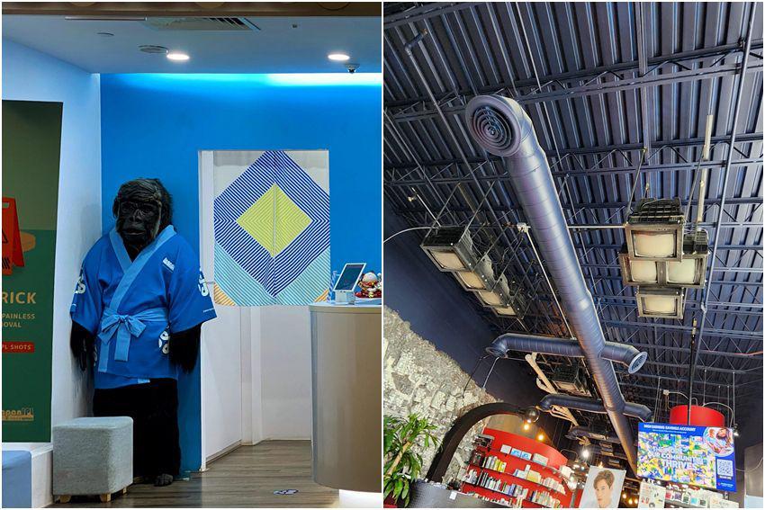8 Hal Terunik di Salon, Ada TV di Plafon Ruangan?