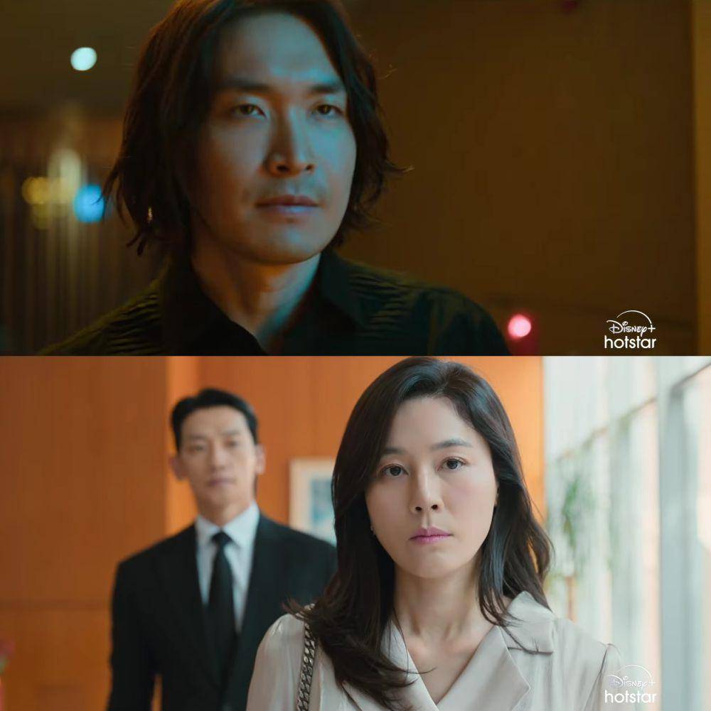 Jung Gyu Won dan Kim Ha Neul di drama Red Swan (youtube.com/Disney+ Hotstar Indonesia)
