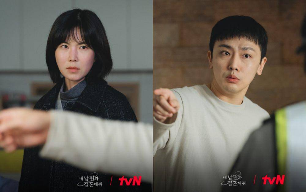 Gong Min Jung dan Jang Jae Ho di drama Marry My Husband (Dok. tvN/Marry My Husband)