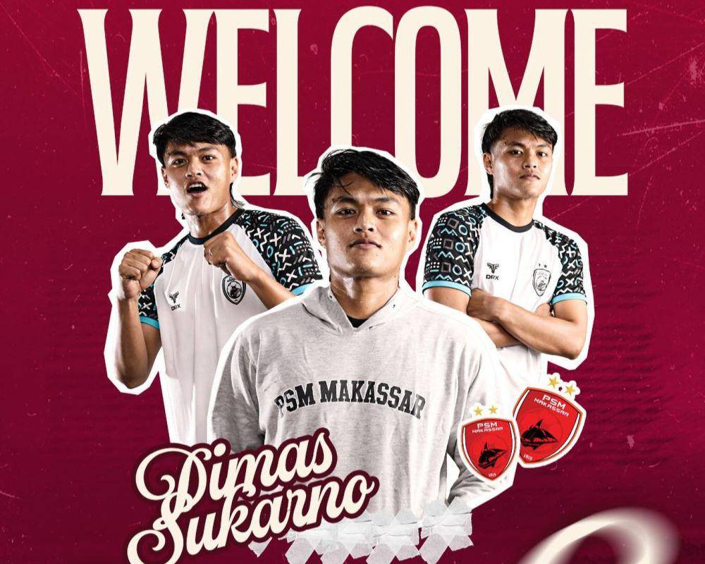 Dimas Sukarno, pemain baru PSM Makassar 2024 (instagram.com/psm_makassar)