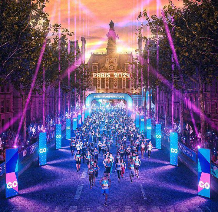 ilustrasi kemeriahan Olimpiade Paris 2024 (instagram.com/paris2024)