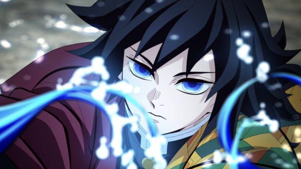 Hashira air Tomioka Giyu (Dok. Ufotable/Kimetsu no Yaiba)